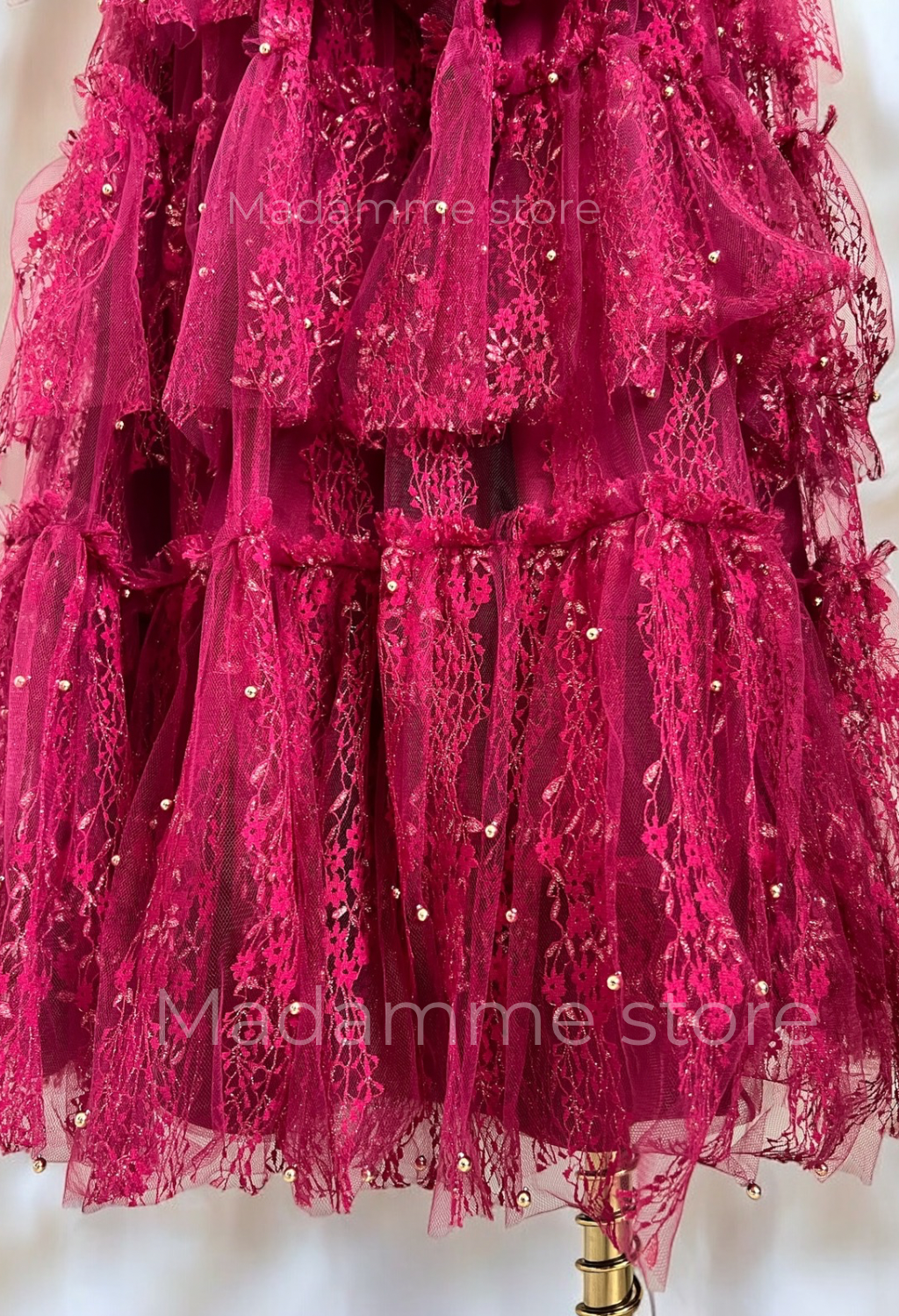 Vestido Encanto Carmesí