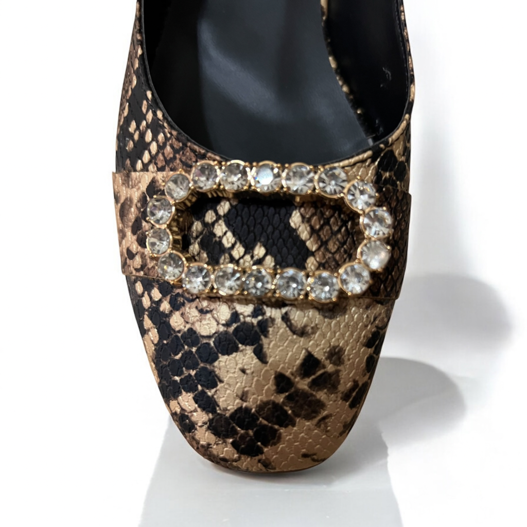 Flats Animal Print Glam
