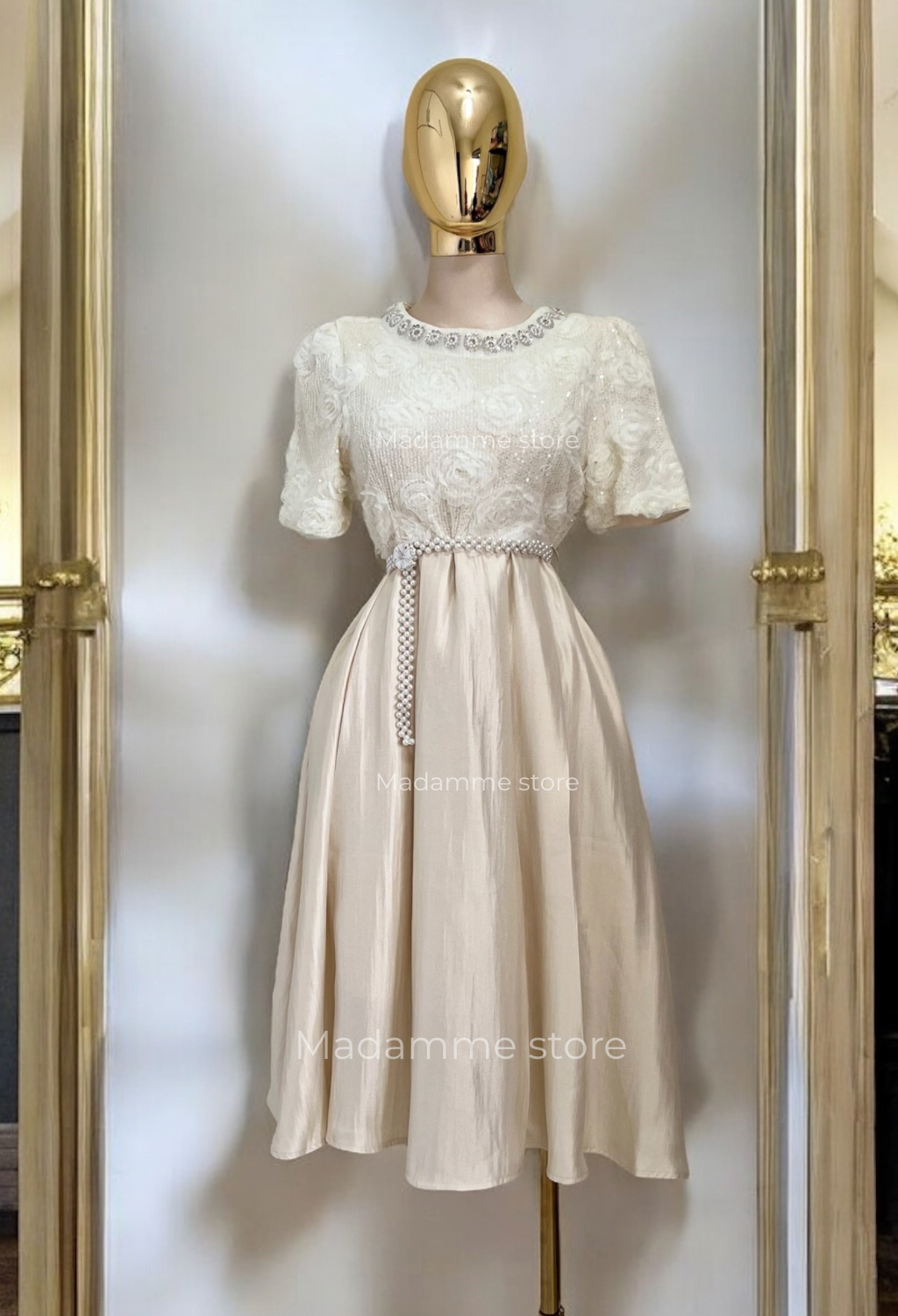 Vestido Rosa de Marfil