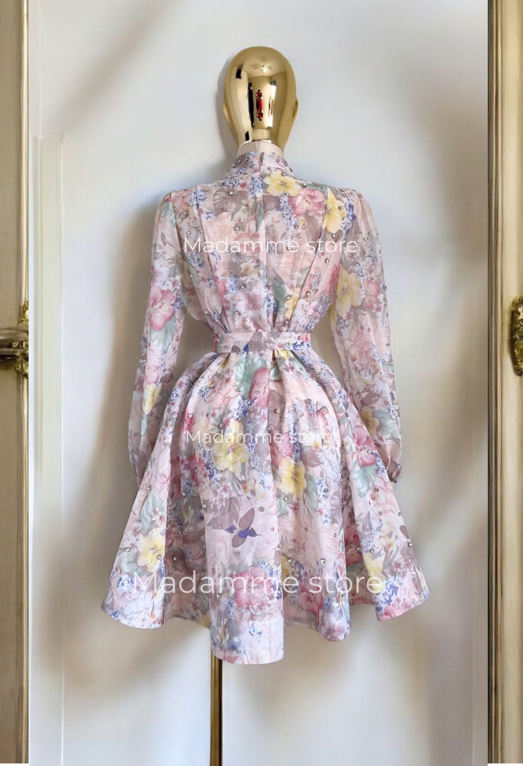 Vestido Corto Pedrería