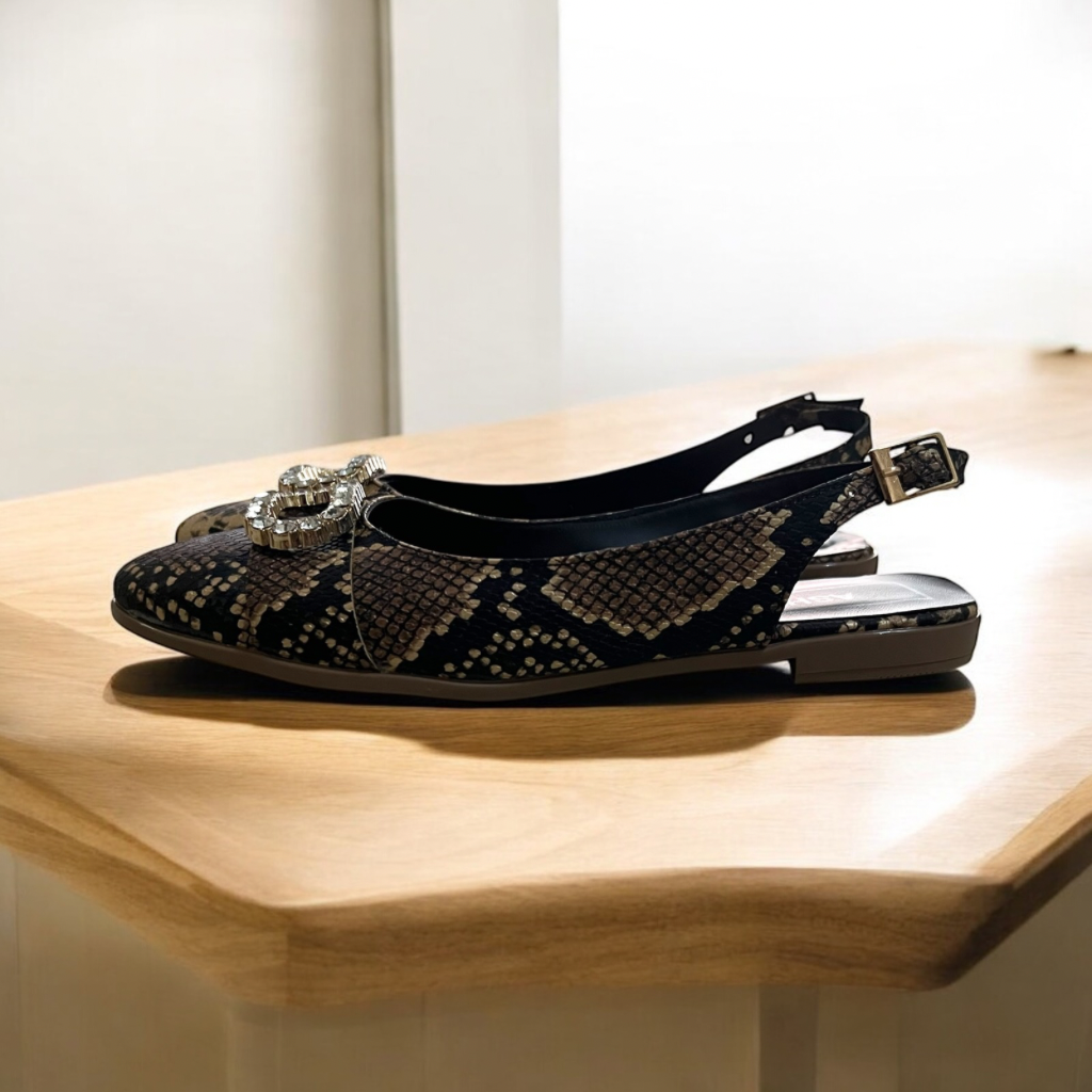 Flats Animal Print Glam