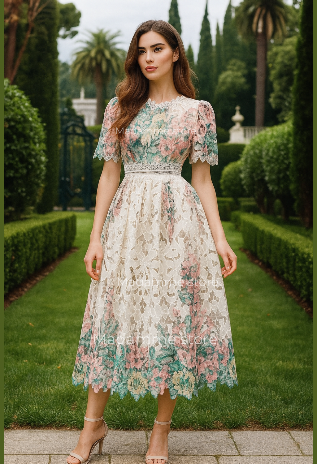 Vestido Jardín de Encaje