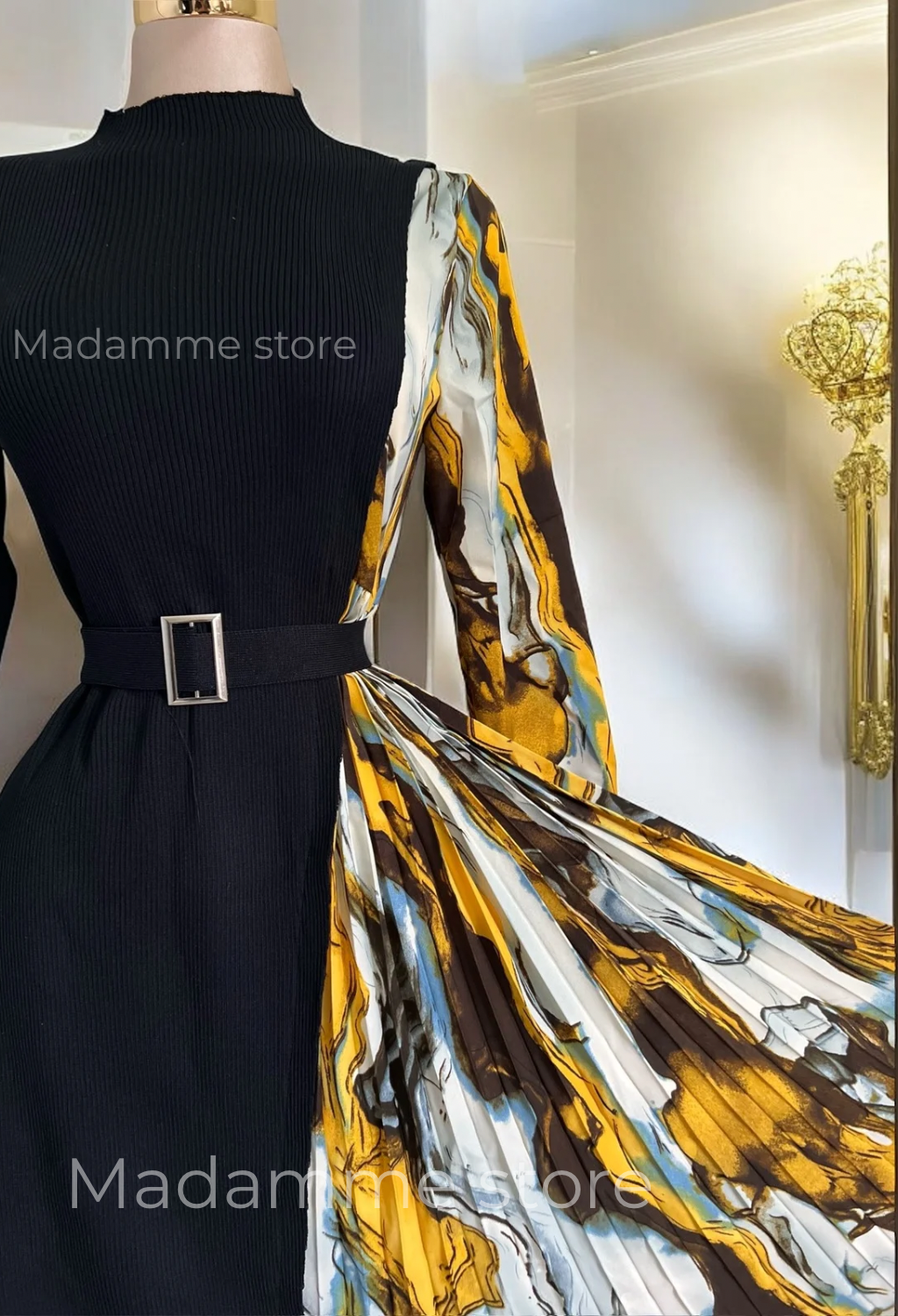Vestido plisado Paris