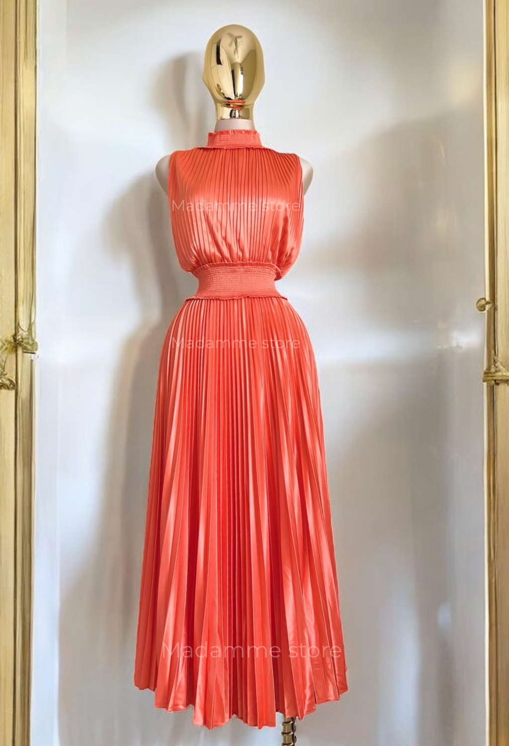 Vestido Éclat Coralino