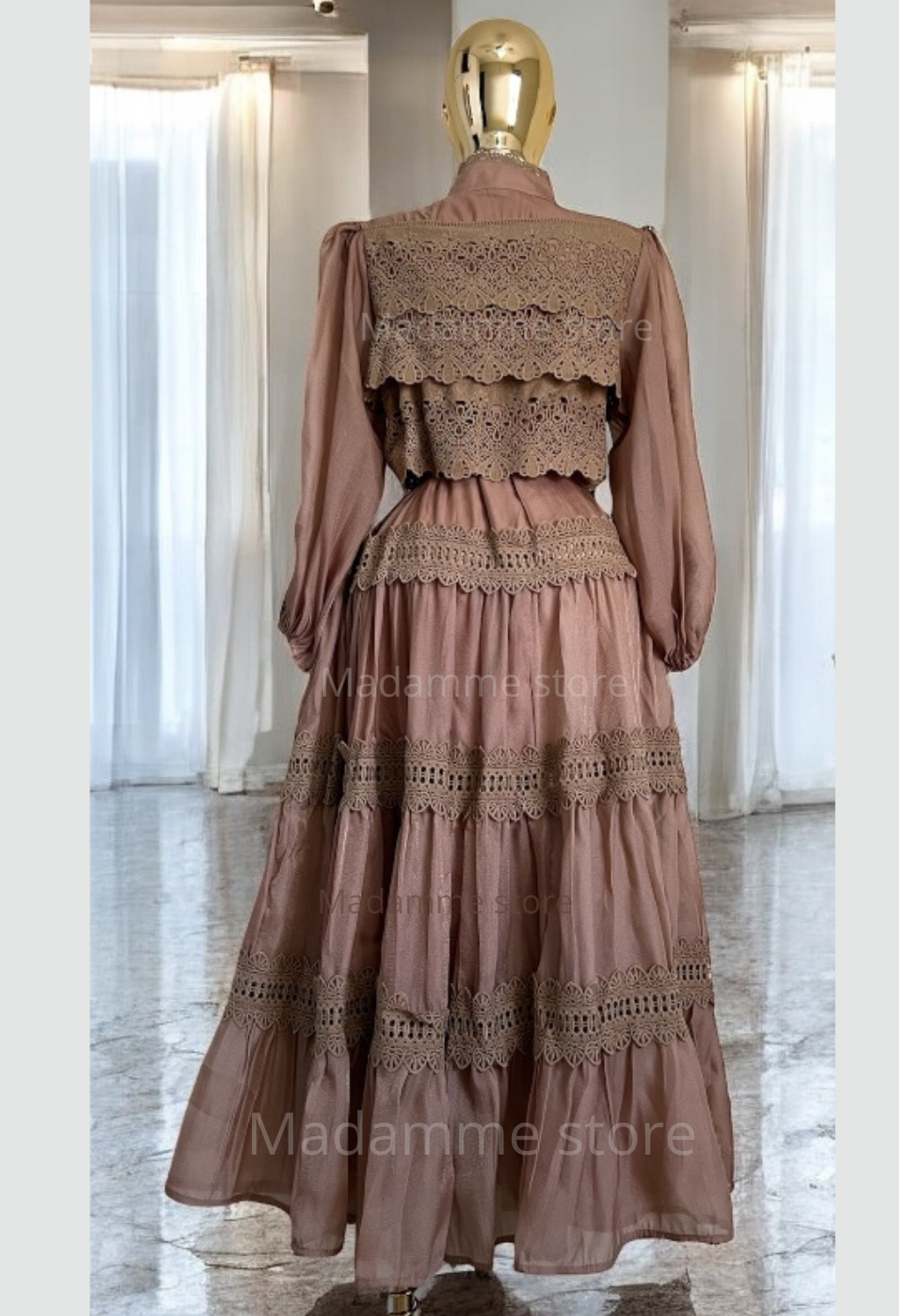 Vestido Emilia Marrón