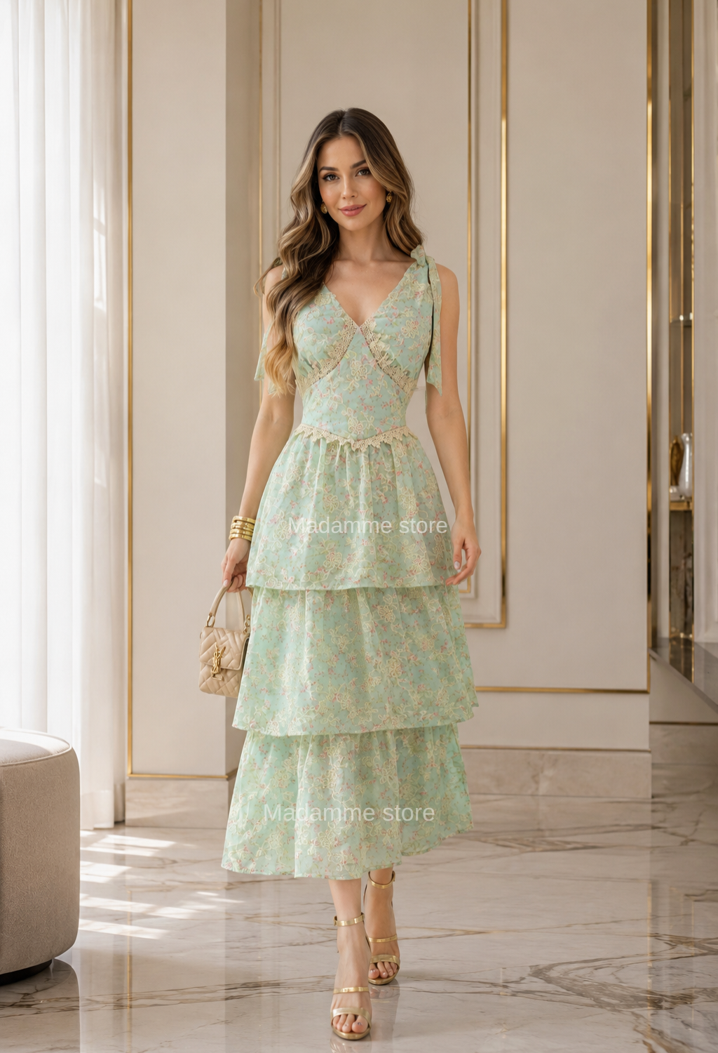 Vestido Menta Encantada