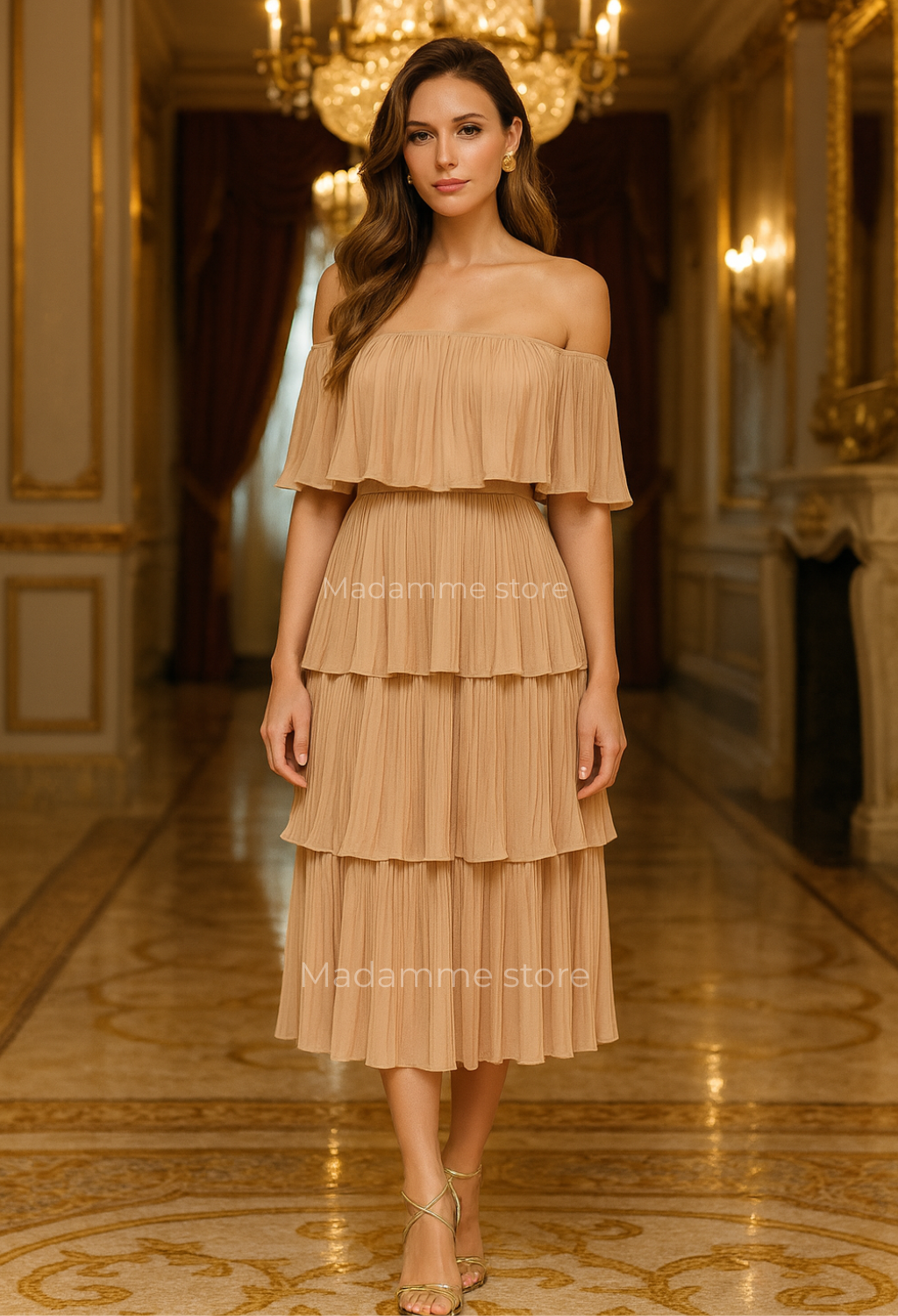 Vestido Taupe Éternel