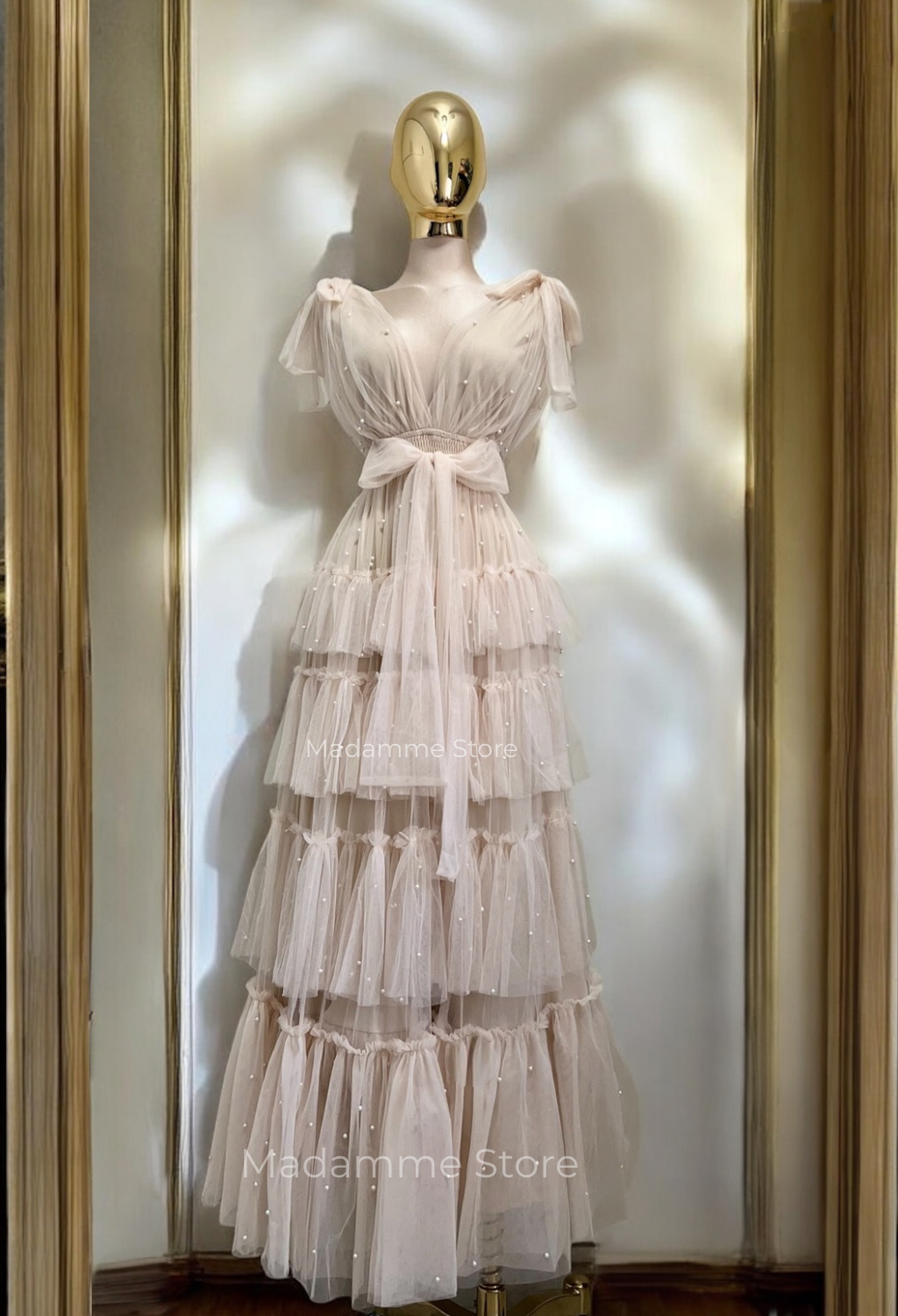 Vestido Aurora Perlada