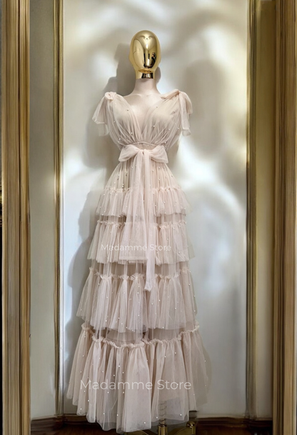 Vestido Aurora Perlada