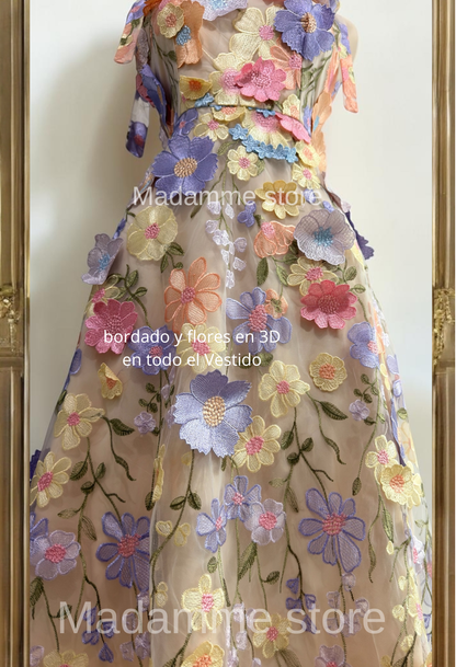 Vestido jardín de Monet