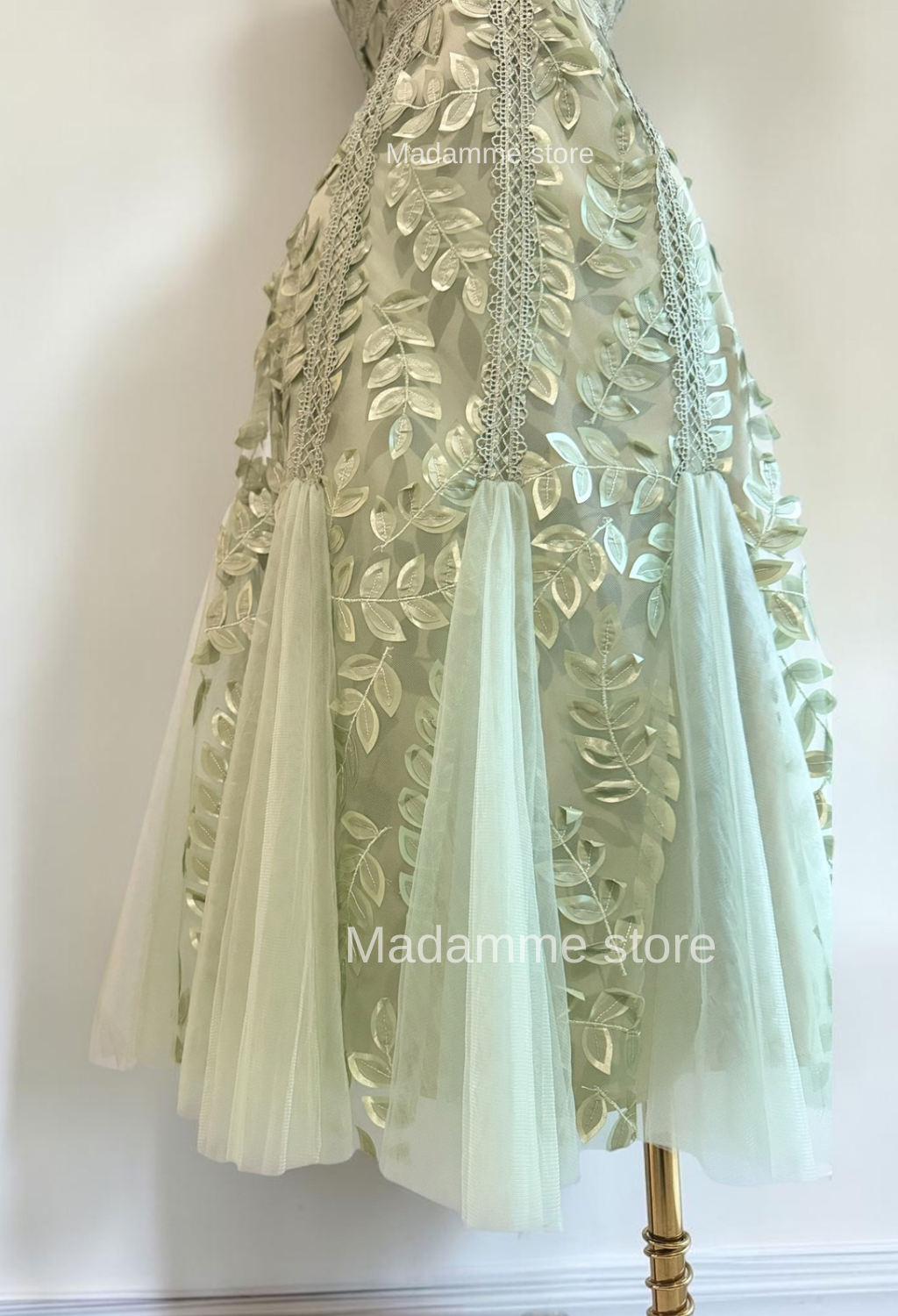 Vestido jardín de salvia