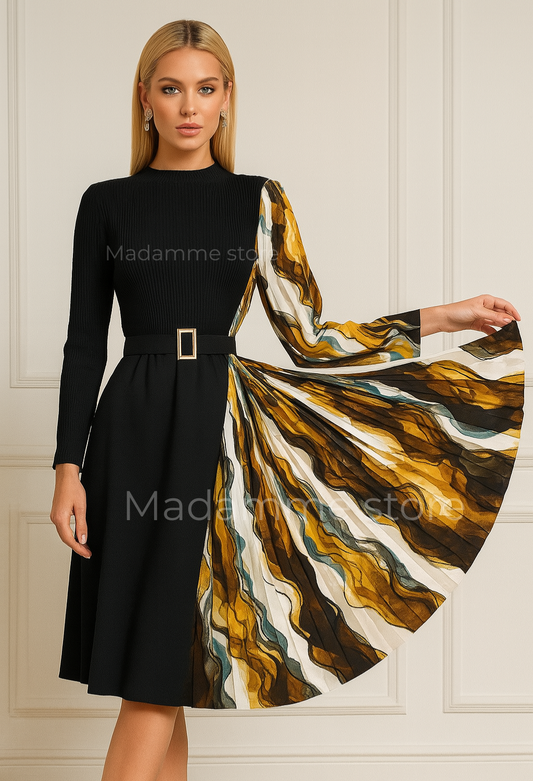 Vestido plisado Paris