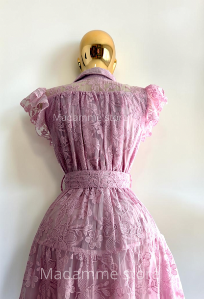 Vestido Reyna del jardín bordado