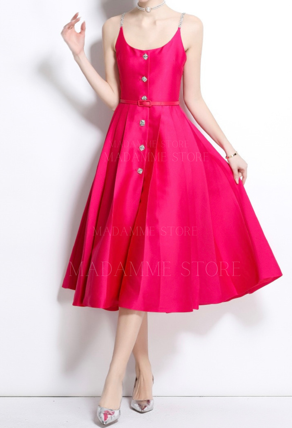 Vestido Carmín