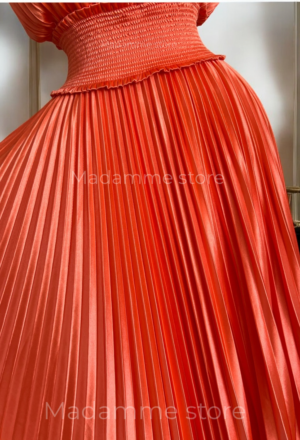 Vestido Éclat Coralino