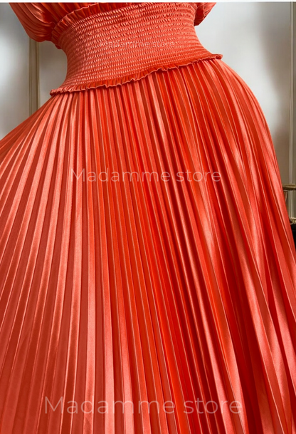 Vestido Éclat Coralino