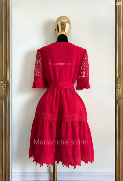 Vestido Romance Rojo