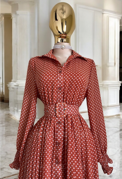 Vestido lunares
