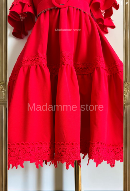 Vestido Romance Rojo
