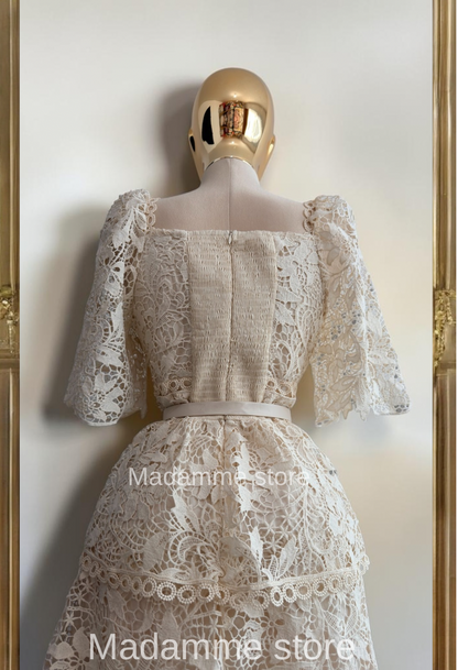 Vestido Flor de Encaje