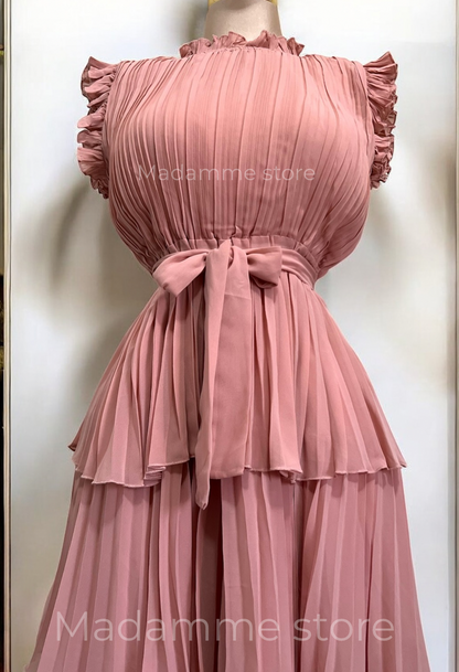 Vestido Romance de Rosa