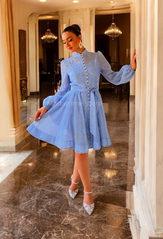Vestido Cortos Pedrería