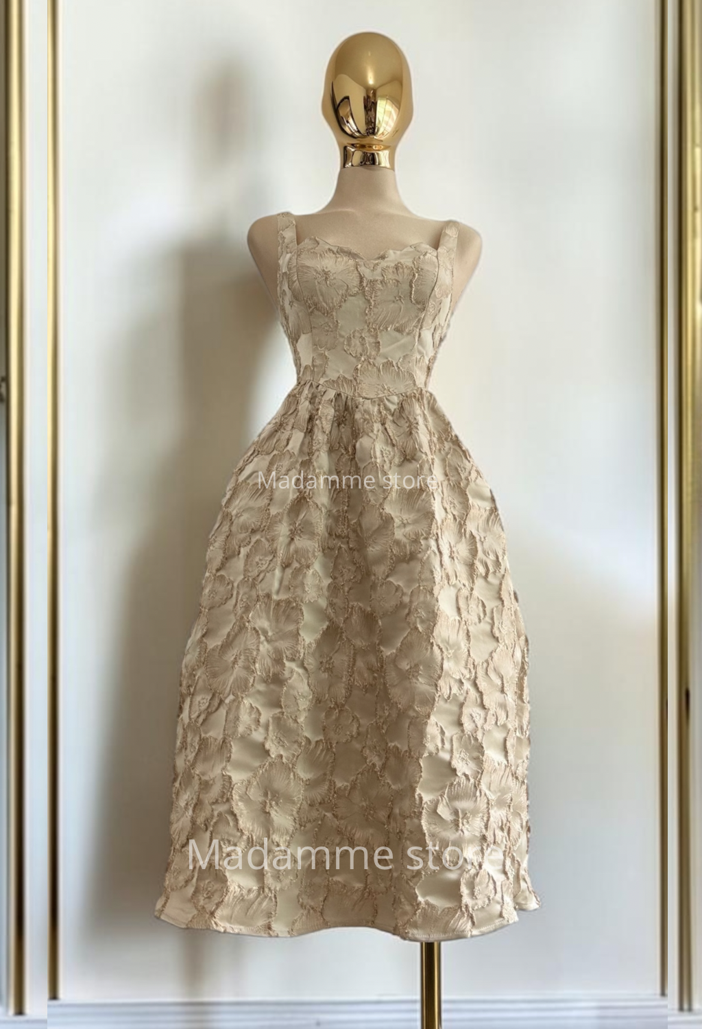 Vestido Romance Dorado