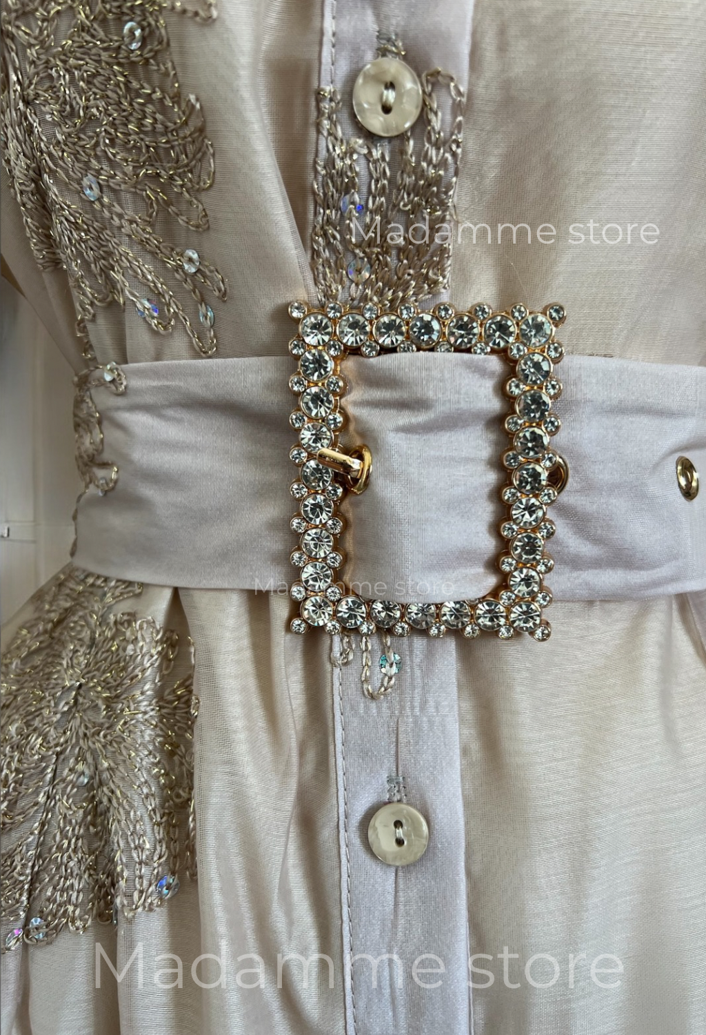 Vestido Oro de Cristal