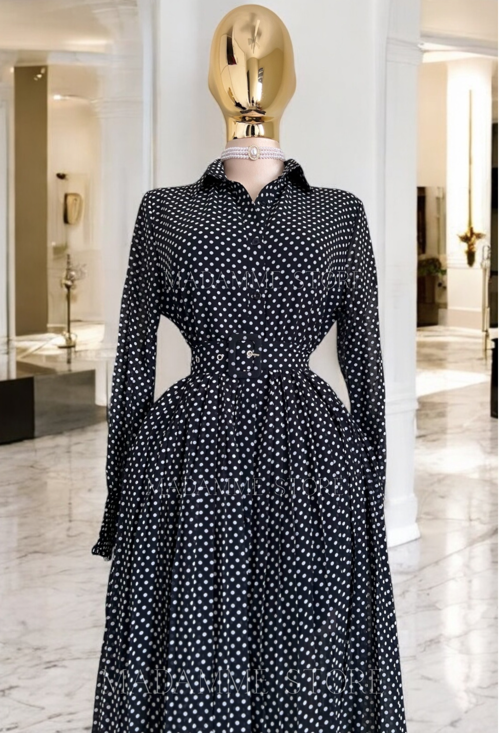 Vestido lunares