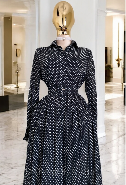 Vestido lunares
