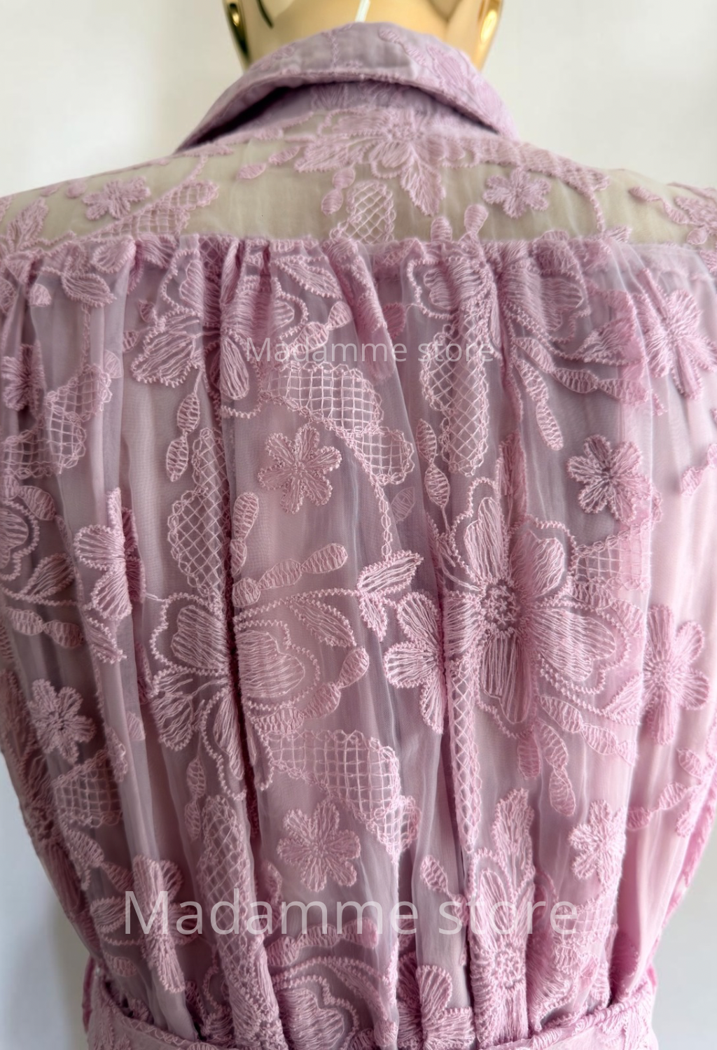 Vestido Reyna del jardín bordado