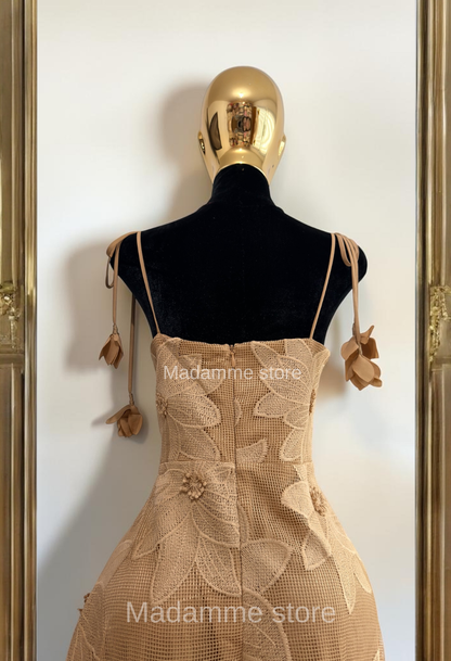 Vestido Constanza Taupe