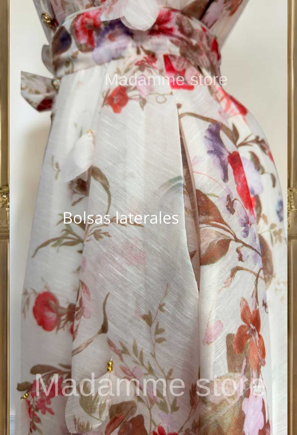 Vestido pétalo de gardenia