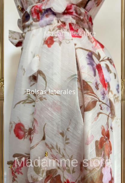 Vestido pétalo de gardenia