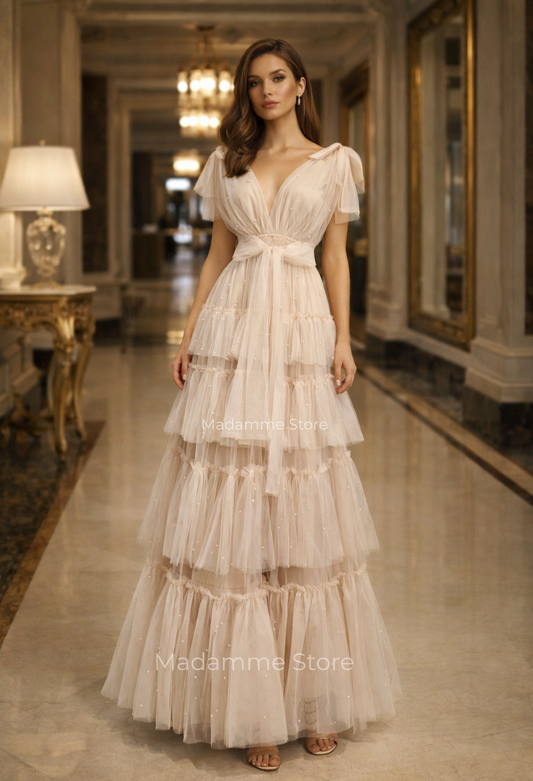 Vestido Aurora Perlada