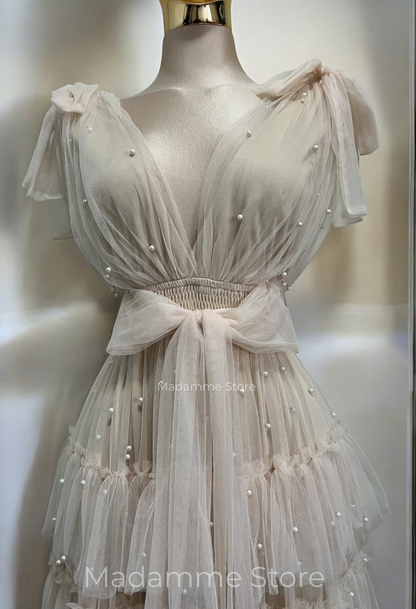 Vestido Aurora Perlada