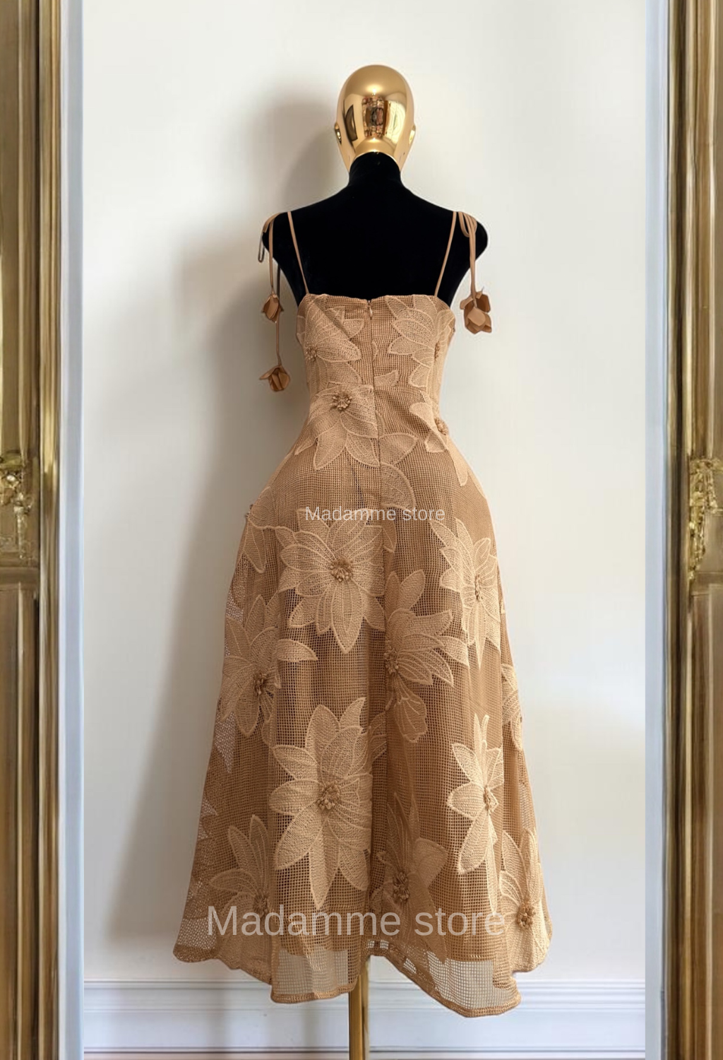 Vestido Constanza Taupe