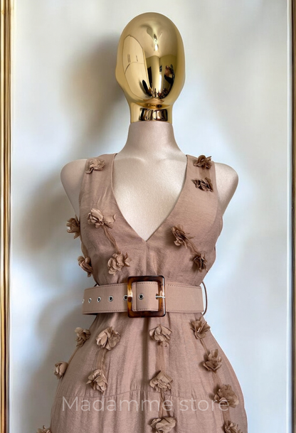Vestido Movimiento de Rosas