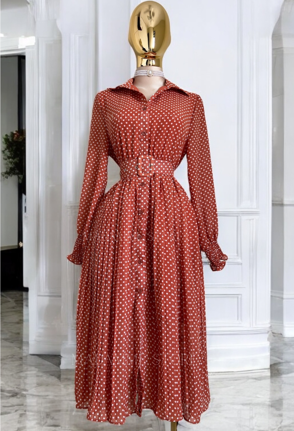 Vestido lunares