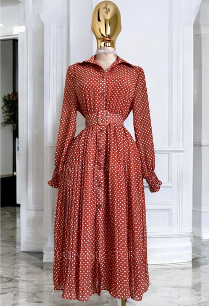 Vestido lunares