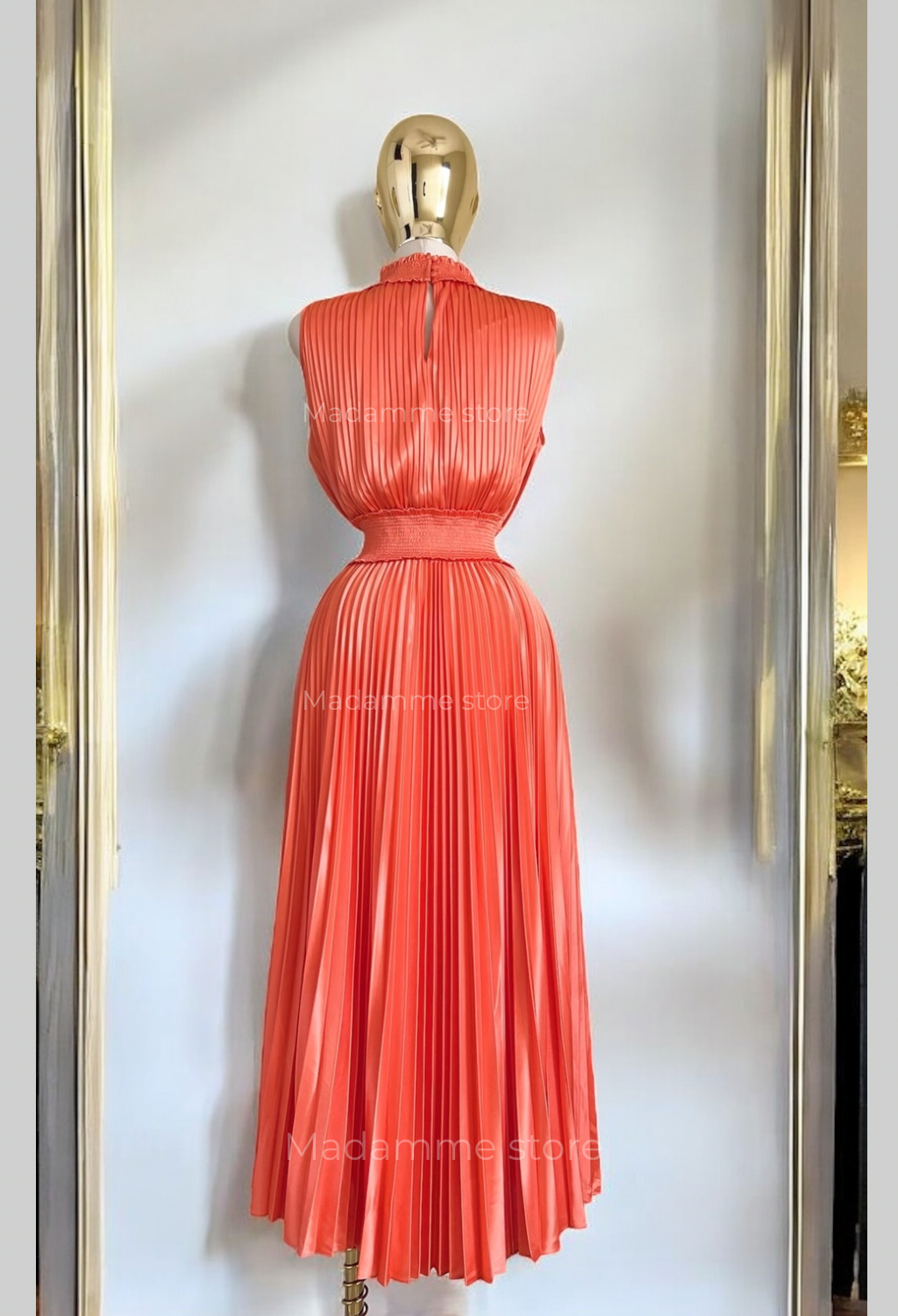 Vestido Éclat Coralino