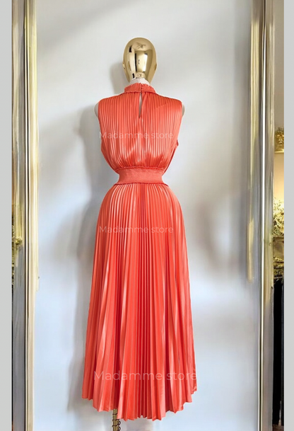 Vestido Éclat Coralino