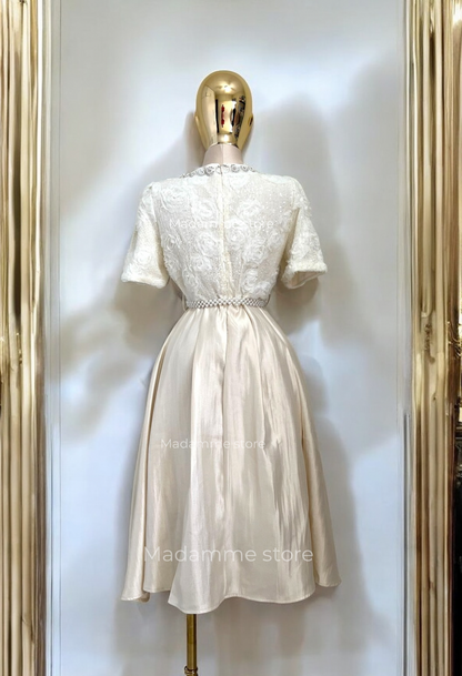 Vestido Rosa de Marfil