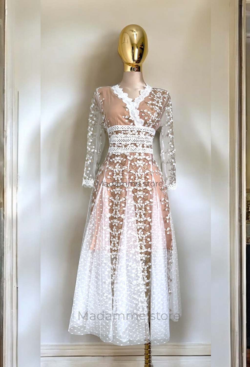 Vestido Lirio de Cristal