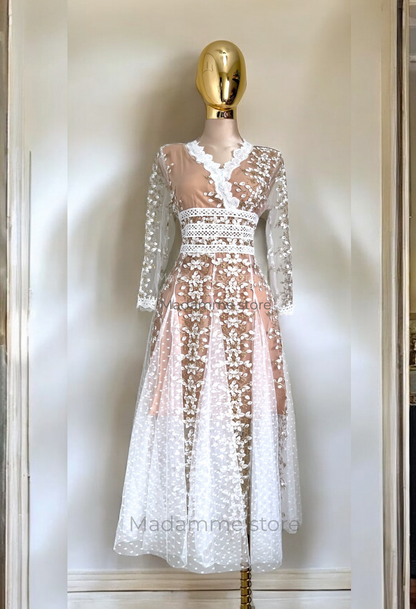 Vestido Lirio de Cristal