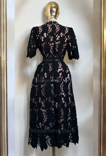 Vestido Sombra de Encaje