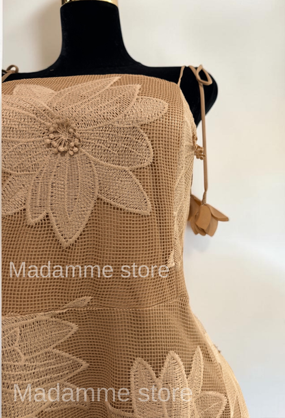Vestido Constanza Taupe