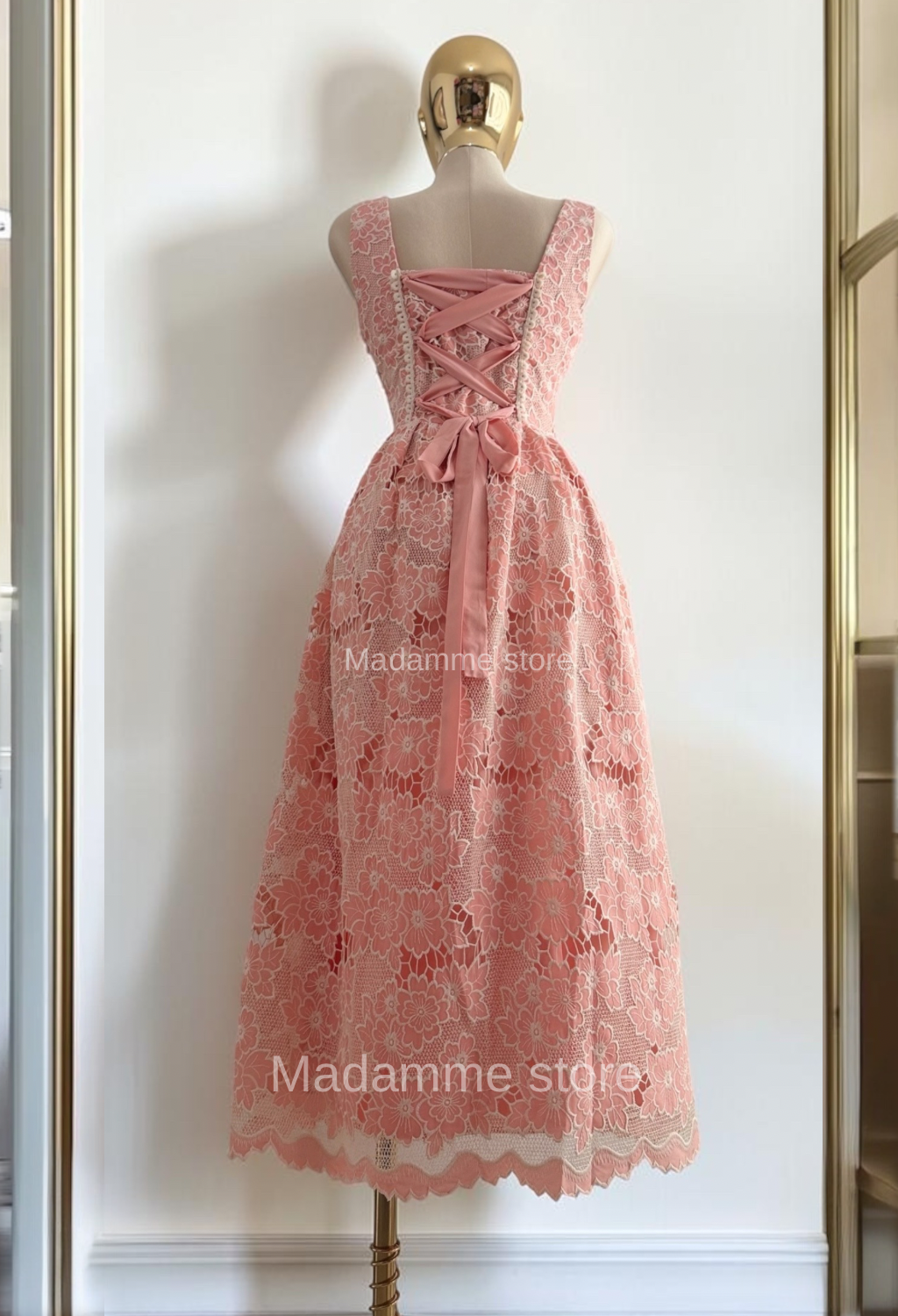 Vestido Jardín de Cristal Rosé