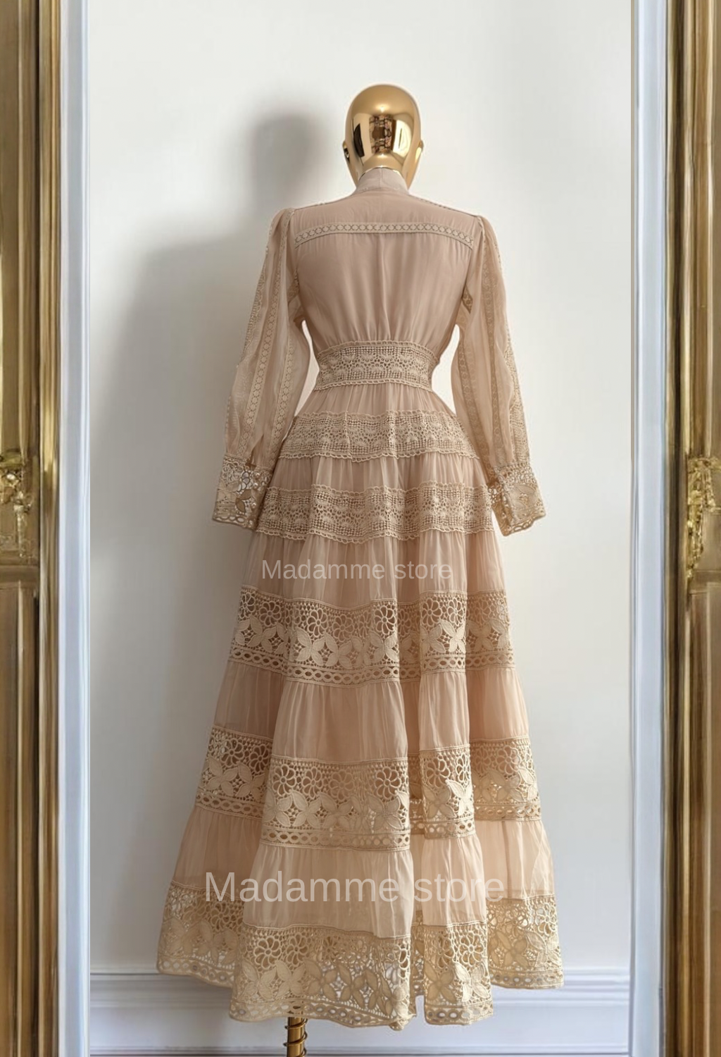 Vestido Romance Europeo