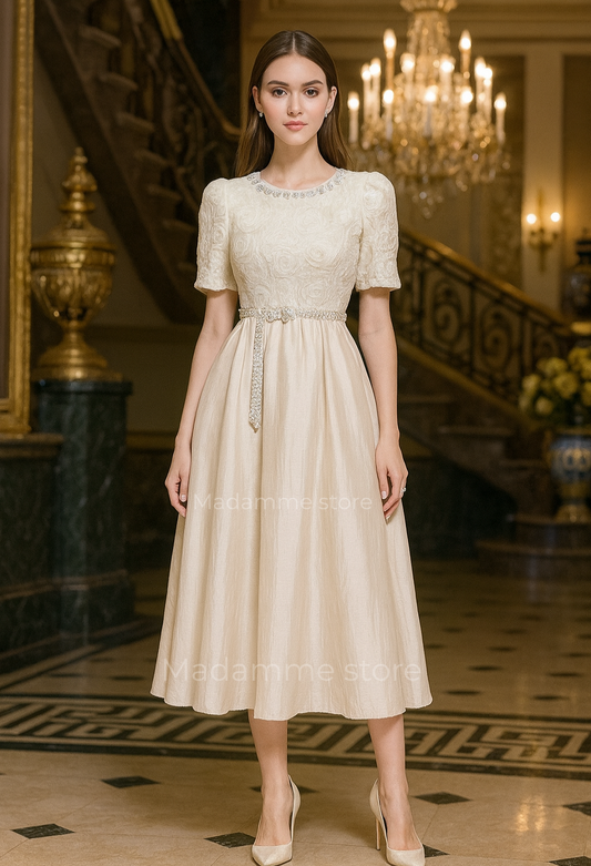 Vestido Rosa de Marfil